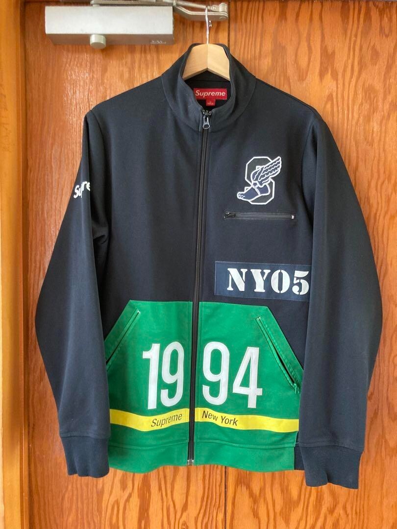 トップス Supreme Wing Track Jacket Size M 24SS Supreme Logo CURVE EMBROIDERED Black TRACK JACKET 2XL