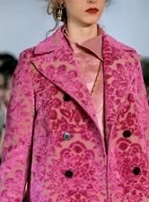 VALENTINO Runway Pink Mauve Silk Blouse