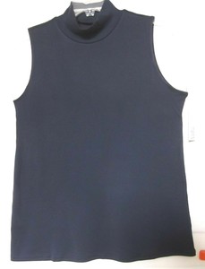 Croft & Barrow Navy mock turtleneck knit top, sleeveless, Sizes 1X, 2X, 3X NWT | eBay