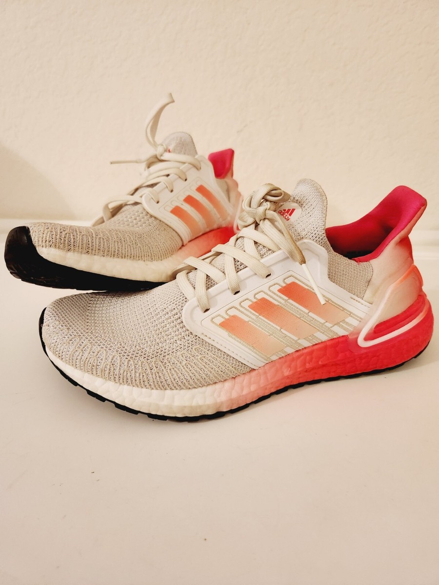 Size 8.5 - adidas UltraBoost 20 Signal Pink for sale online