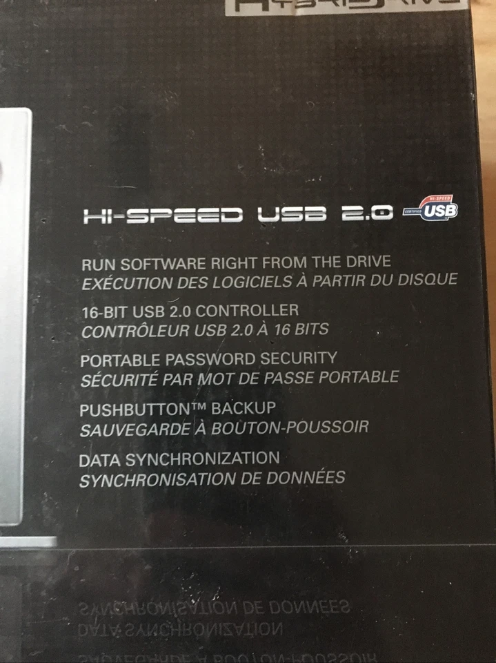 External Hard Drive 160 GB 720RPM USB 2.0 ACOMDATA HybridDrive *NOS 2006 - Image 3 of 4