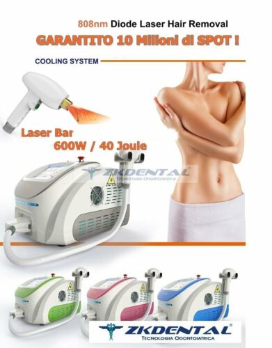 Laser  Diodo 808nm Epilazione estetista Luce pulsata diode hair removal 2000W - Foto 1 di 5