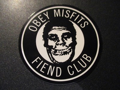 MISFITS X OBEY Sticker 2.5'' FIEND CLUB CIRCLE like poster print Shepard Fairey U