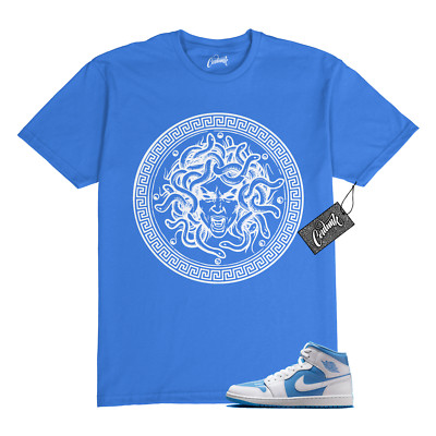 1 Mid Legend Blue White T Shirt to Match CLP