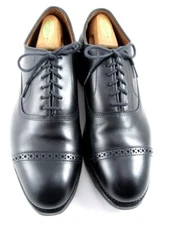 Allen Edmonds  "FIFTH AVENUE" Cap-Toe Oxfords 10 EEE Black DAINITE (567N)
