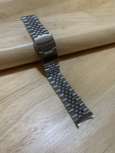 SEIKO 20mm jubilee stainless steel Strap /Bracelet With curved lug ends BARGAIN! - Picture 4 of 16