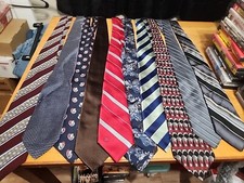 Silk Men's Ties Neckties Lot Various Designers, Styles, Patterns