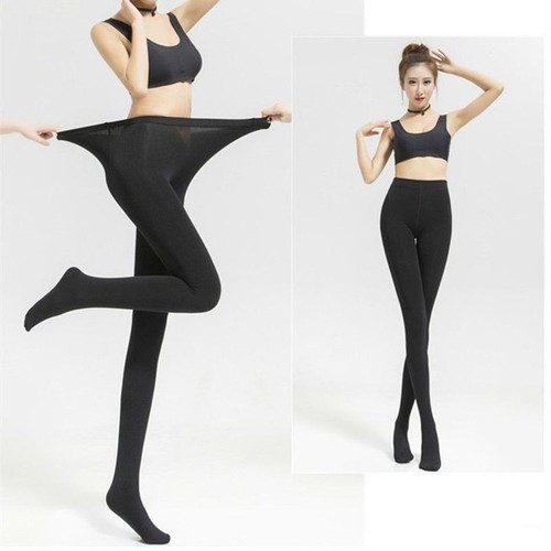 Winter Velvet Thermal Stocking - High Waist Fleece Pantyhose 120D Women Tight - Picture 19 of 20