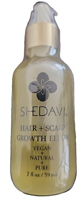 Shedavi Hair Scalp Growth Elixir 2 Oz Vegan Natural Pure Healthy Essential Oils
