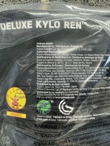 Star Wars Kylo Ren Deluxe Costume Age 13-14 - Picture 9 of 11
