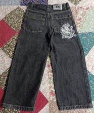 VTG Southpole Jeans Boys Size 6 Carpenter Baggy Y2K Skater Denim RN82628 Rare