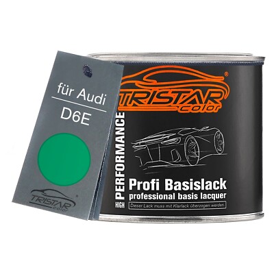 Autolack Dose spritzfertig für Audi D6E Salsa Green Basislack 0,5L