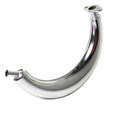 Tubo de escape silenciador Banana para 49cc-80cc Minimoto bicicleta moto de cross