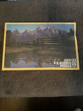 Vintage F.X. SCHMID 1000pc Beaver Pond USA SEALED Nature Mountains Rare 90s