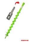 Werhe Earth Auger for Drill Press with SDS Plus Adapter ⌀50mm, 80cm Length