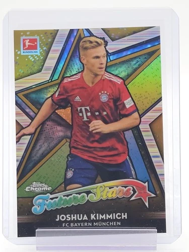 JOSHUA KIMMICH 2018-19 TOPPS CHROME BUNDESLIGA FUTURE STARS GOLD /50 SSP Q1809