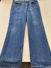 Vtg 1995 Orange Tab Levi's Bootcut Blue Denim Jeans Size 38x32 Made In USA VG 