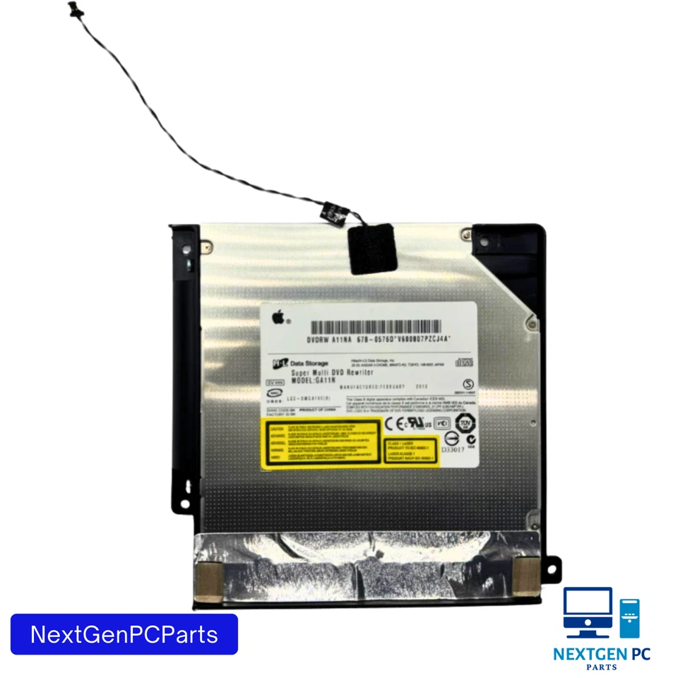 Apple iMac 27" A1311 A1312 SuperDrive DVD-RW GA11N 678-0576E 2009 2010 - Image 2 of 4