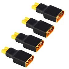 4pcs No Wires XT60 Male to XT30 Plug Female Adapter Wireless Connector for RC...