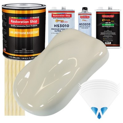 PERFORMANCE BRIGHT White Premium Gallon Kit URETHANE BASECOAT Car Auto Paint Kit
