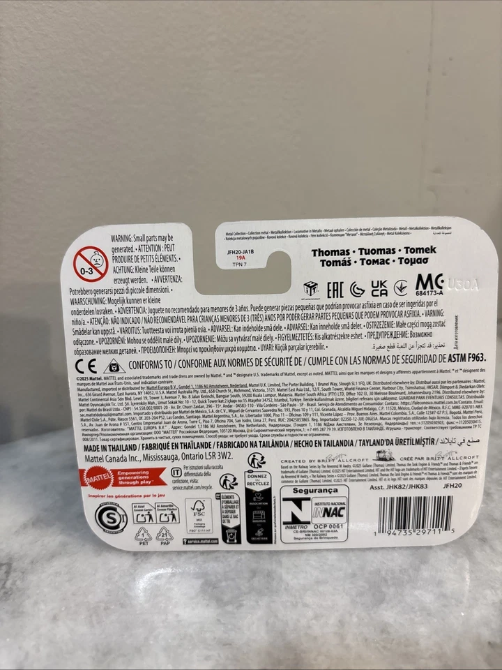 Fisher-Price Thomas The Tank Engine Metal Collection 80th Storybook Train Raro Foto 3 de 3