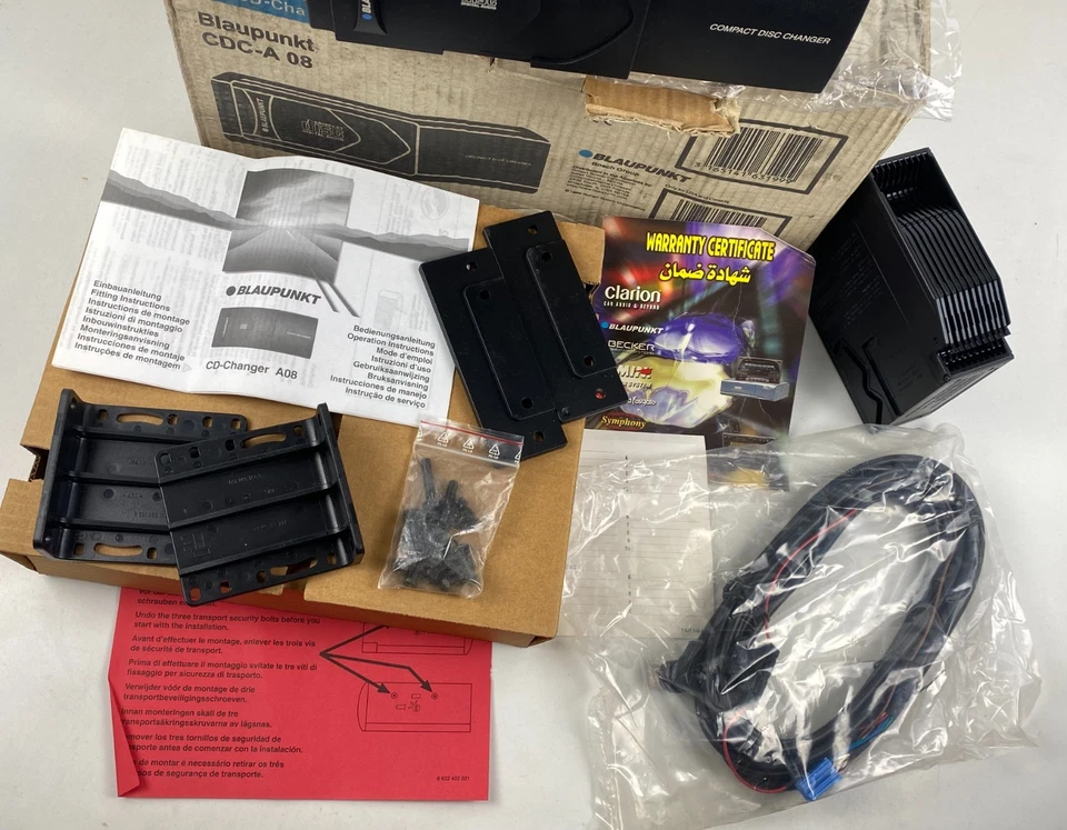 Cambiador de discos compacto Blaupunkt CDC A08 10 velocidades caja de CD NUEVO hecho en Portugal Foto 4 de 4