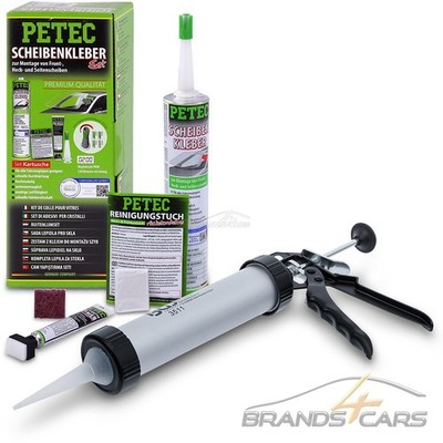 SCHEIBENKLEBER-SET PETEC 310 ml KARTUSCHE+ALU-KARTUSCHENPRESSE 220 mm