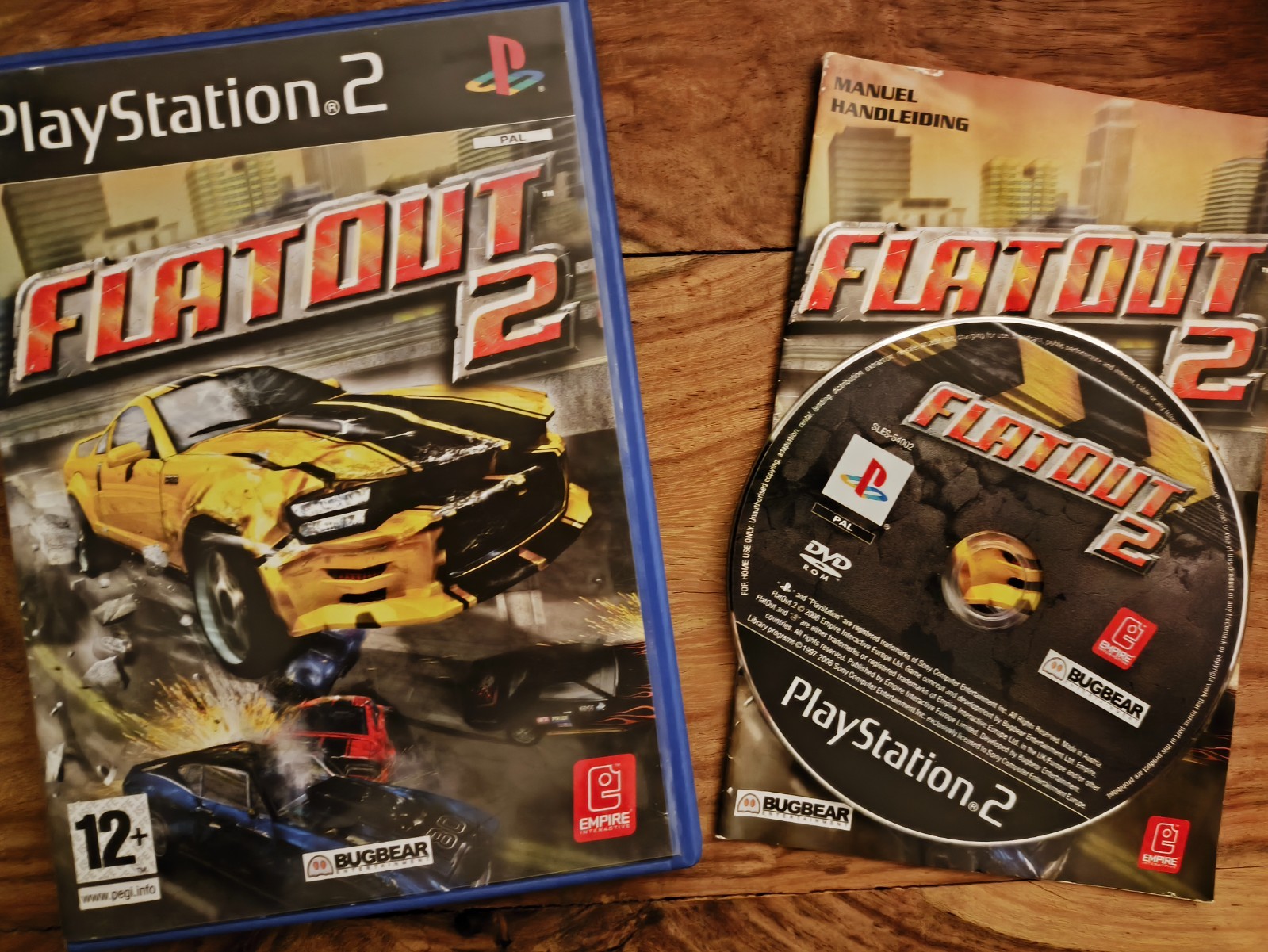 ✅Flatout 2 Ps2 Jeu Complet Playstation 2 Pal FR  Game CIB OVP TBE