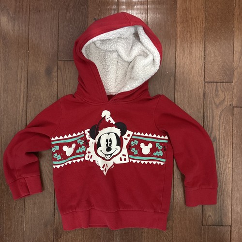 Sudadera con Capucha Disney Roja Mickey Mouse Santa Talla 5-473 - Imagen 1 de 4