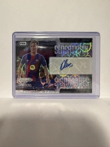 2025-26 Panini Prizm Soccer Dani Olmo Auto Sensational Signatures FC Barcelona