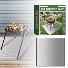 Fireproof Mat Heat Resistant Fire Pit Mat for Solo Stove for Outdoor BBQ 40"