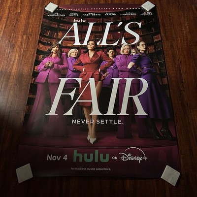 ALL S  FAIR  KIM KARDASHIAN  HULU on Disney+  Bus Stop Poster 48x70inch