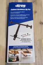 Kreg Cabinet Hardware Jig Pro - KHI-XLPULL  1 and 3/4 up to 12" Singles & Pulls