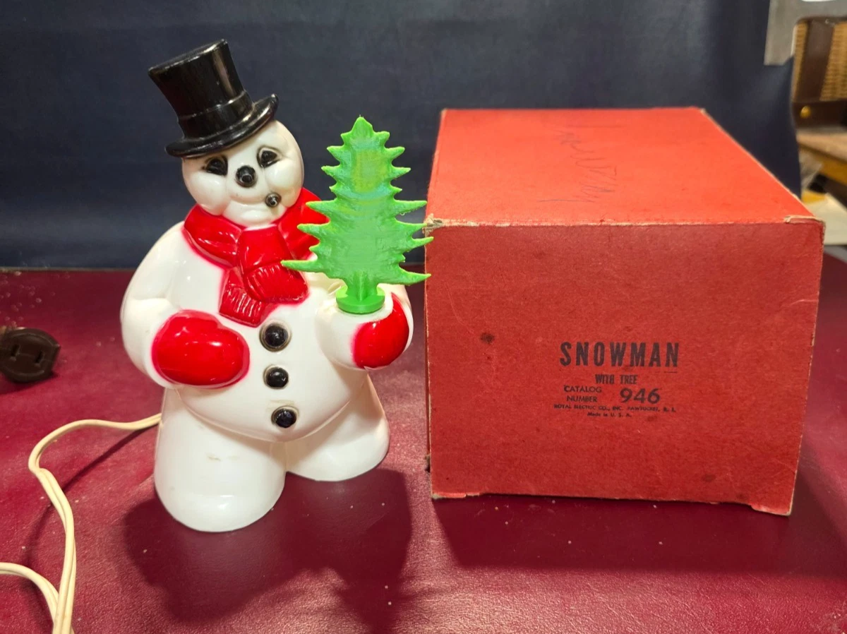 Plastic Snowman In Santa Figures (1946-1990) for sale | eBay