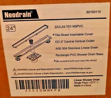 Neodrain 24-Inch Linear Shower Drain