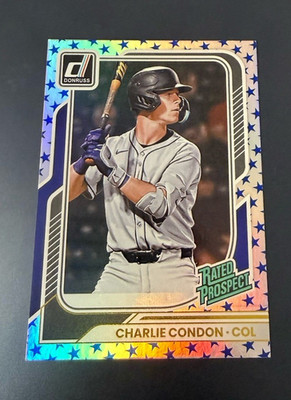 Panini 2026 Donruss Rated Prospect Stars #196 Charlie Condon RC 086/250