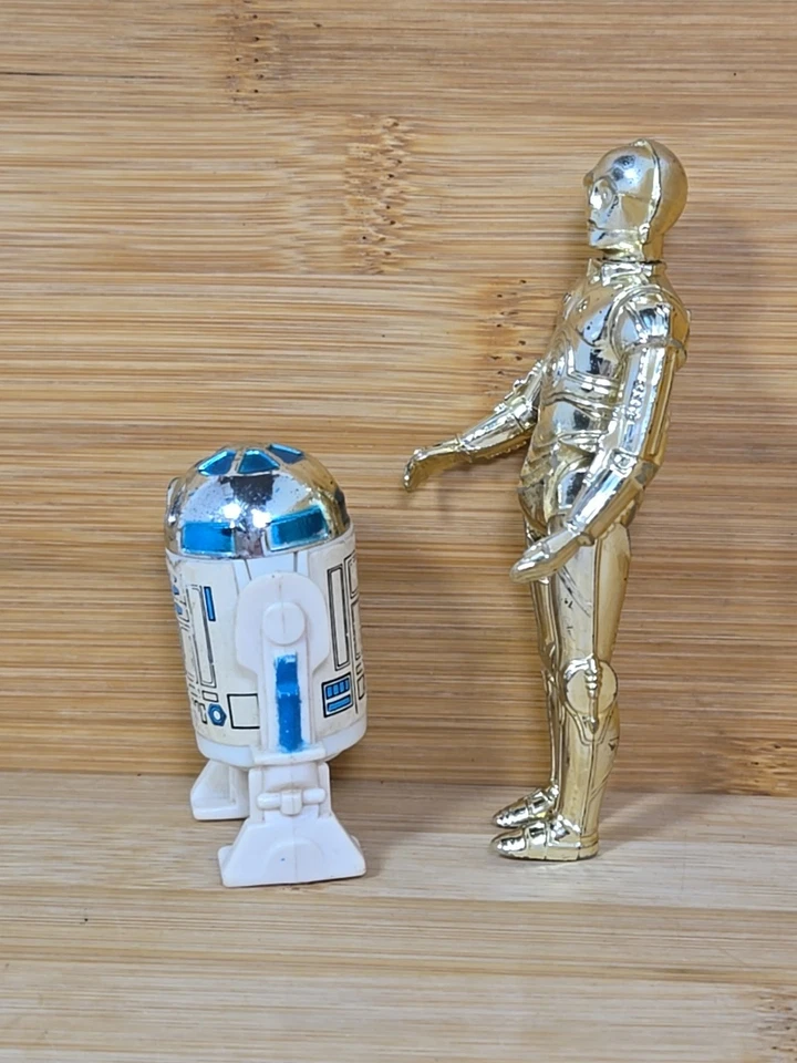 星球大战复古 C-3P0 & R2-D2 原版肯纳人偶机器人 G.M.F.G.I. 1977 — 第 4/4 张图片