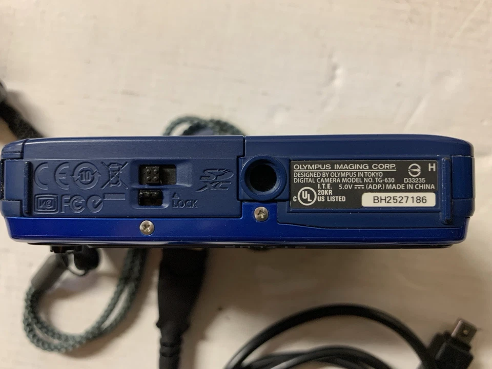 Cámara digital Olympus Stylus Tough TG-630 - azul impermeable a prueba de golpes Foto 2 de 4