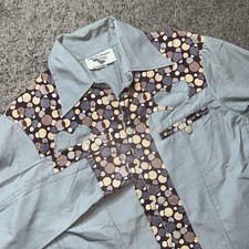 Camisa Estilo Charro Para Caballero Aqua Con Bordado - Men's Charro Dress Shirt