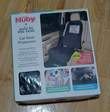 N by Safe in the Seat Car Seat Protector, Black Rear/Forward Facing