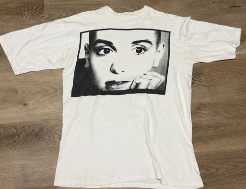 Vintage 90s Sinead O'Connor Band T Shirt Euro lot tee Large  Nirvana Mazzy Star