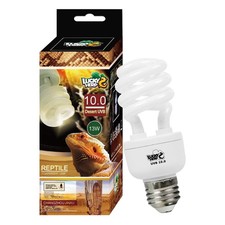 Desert UVA UVB Reptile Light Bulb 10.0 13W Compact Fluorescent Lamp