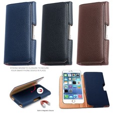 For Google Pixel 7, 7 Pro, 7a Premium Leather Pouch Belt Clip Case Rugged Cover
