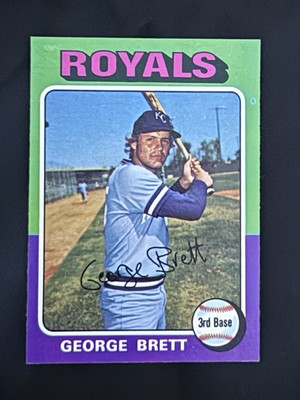 Rare George Brett 1975 Topps #228 Rookie Baseball Card, Ungraded / MINT |  eBay