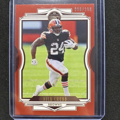 2021 Panini Legacy Nick Chubb #21 Red 008/299