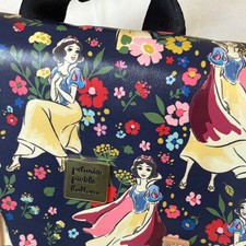 Petunia Pickle Bottom Disney Snow White Floral Backpack Navy Princess Diaper Bag