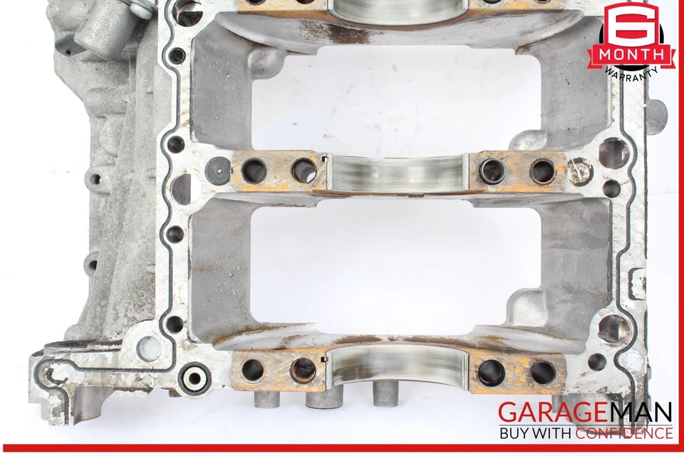 09-16 Audi S4 Lower Block Oil Pan Crankshaft Mount 06E103032 OEM - Image 3 of 4