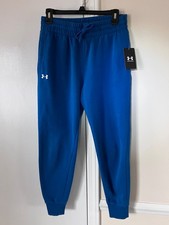 Women's Under Armour Loose Fit Fleece Lined Polyester Sweatpants Small - NWT 