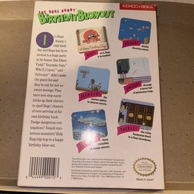 The Bugs Bunny Birthday Blowout (Nintendo Entertainment System, 1990) Caja NES +