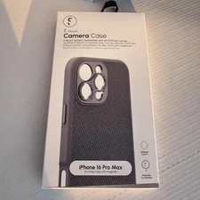 ShiftCam S Mount Camera Case iPhone 16 Pro Max MagSafe Dark Grey Lens Compatible